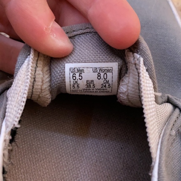 GREY SLIP ON VANS - Picture 3 of 3